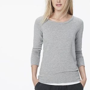 Standard James Perse Vintage Raglan Pullover Gray